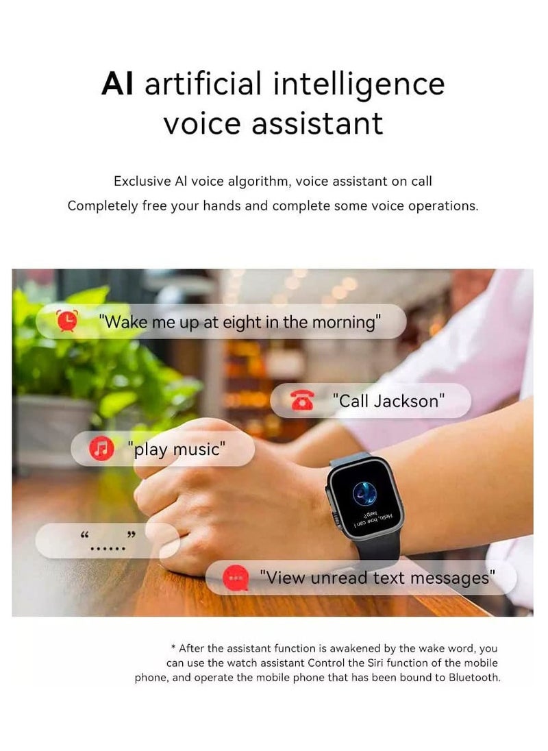 Generic - New S8 Ultra Smartwatch Series 8 S8 Smart Watch Ultra AI Voice Smart Watch 2.0inch Bluetooth Call Wriless Charging Watch 8 Ultra - Image 1
