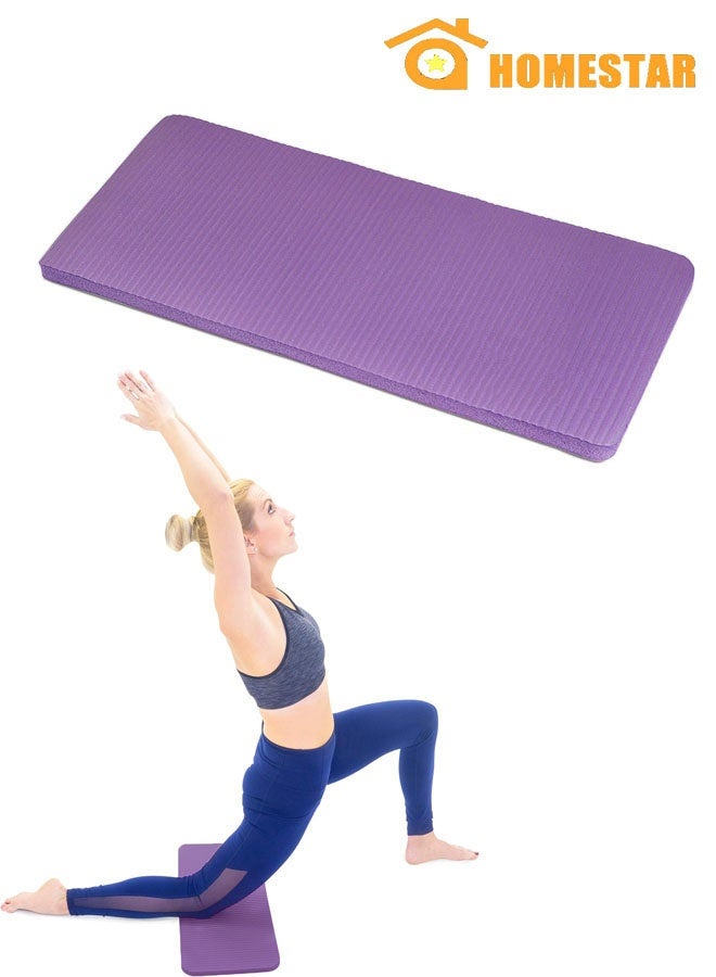 HOMESTAR Yoga Knee Pad, Elbow Cushion, Standard Mats for Pain Free Joints in Yoga, Pilates, Floor Workouts, Purple - Image 1