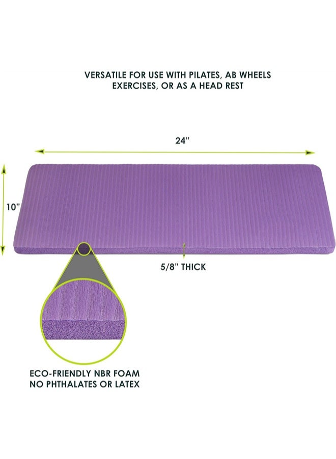 HOMESTAR Yoga Knee Pad, Elbow Cushion, Standard Mats for Pain Free Joints in Yoga, Pilates, Floor Workouts, Purple - Image 2