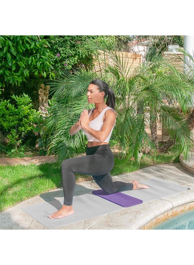 HOMESTAR Yoga Knee Pad, Elbow Cushion, Standard Mats for Pain Free Joints in Yoga, Pilates, Floor Workouts, Purple - Image 5