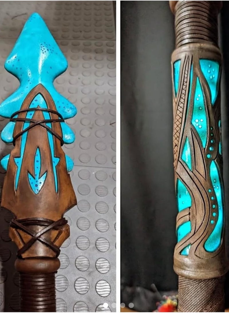 Generic - INVENTTRADERS (FZC) Spear Toy - Avatar - Na'vi Light-Up - Avatar: The Way of Water Light-Up Na'vi Spear Toy – Double-Ended Glow Adventure - Image 1