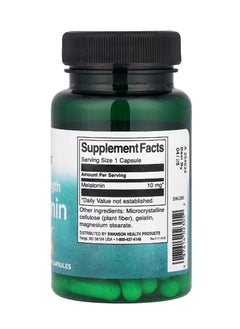 SWANSON Melatonin Triple Strength 10 mg 60 Capsules  - Image 2