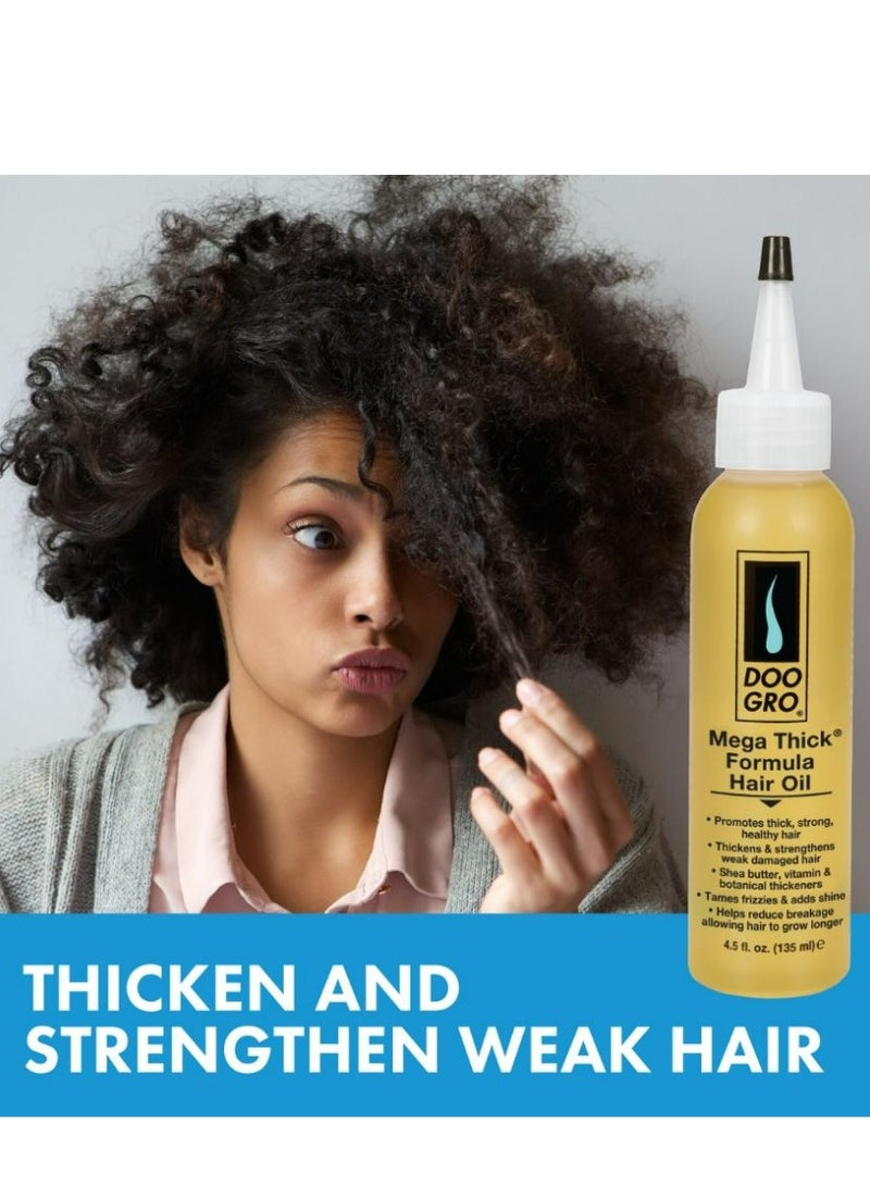 Doo Gro Mega Thick Growth Oil Tames Frizzies 133 ml - Image 3