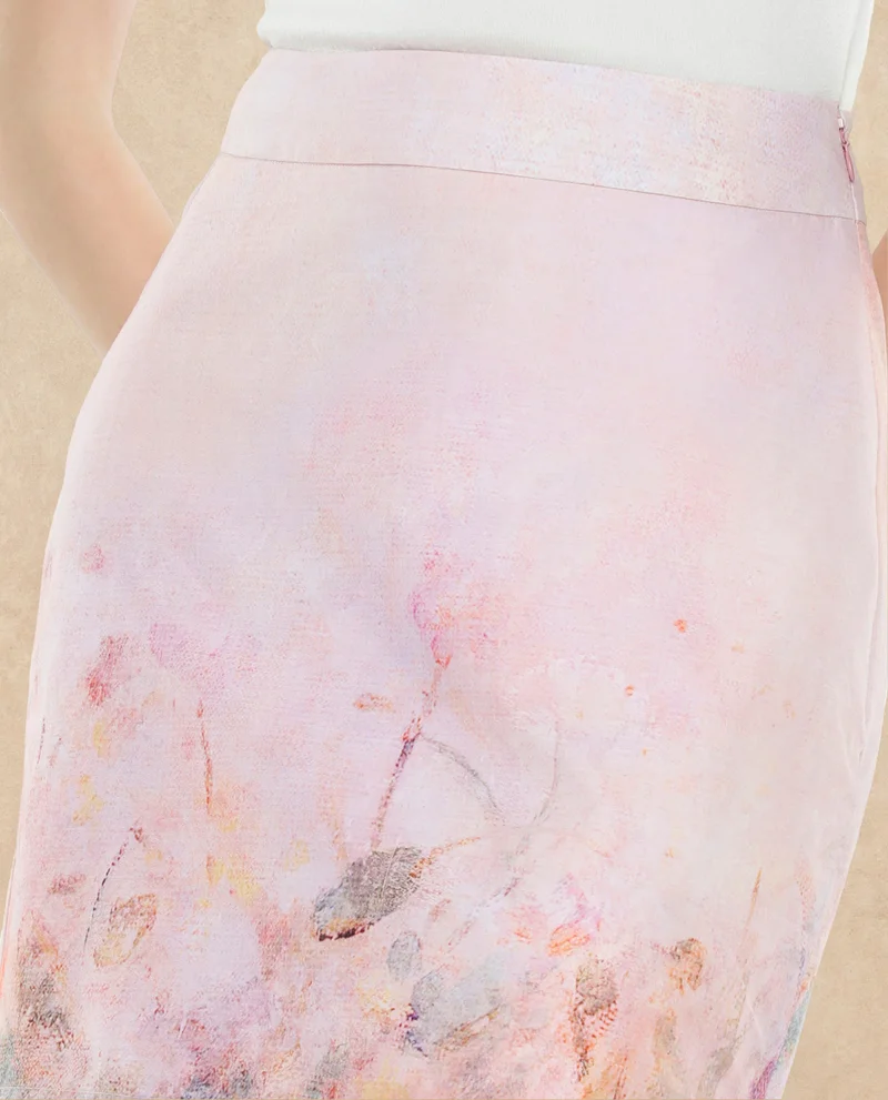 Rareism Women's Abstract Print Mini Skirt