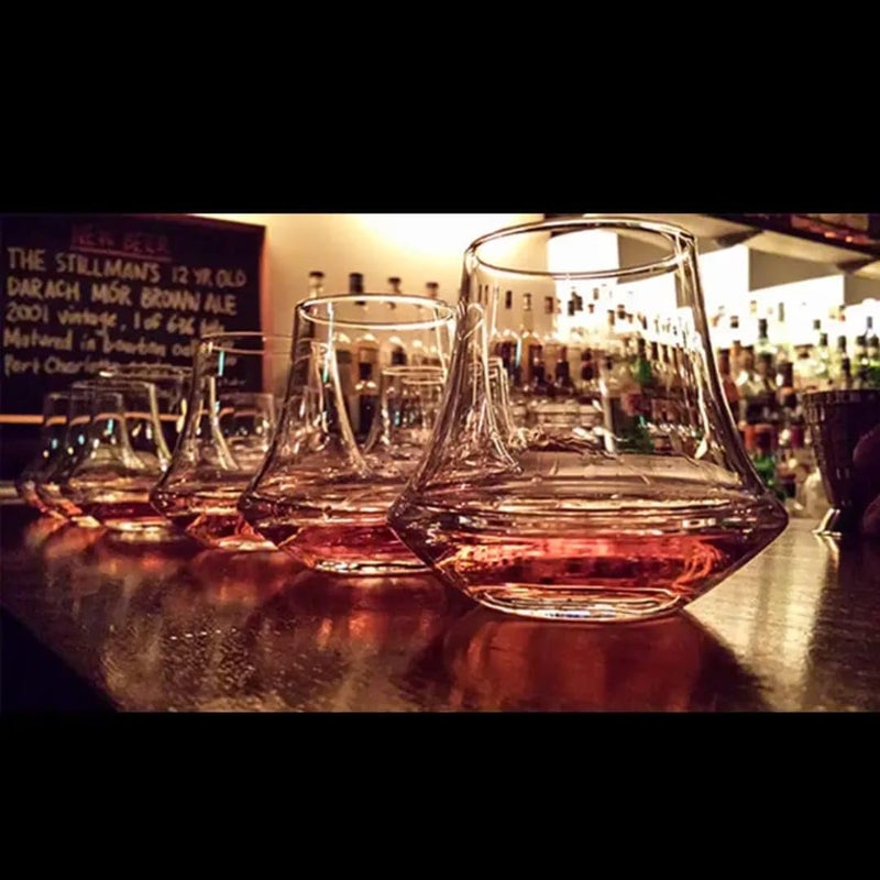 PrimeWorld كؤوس ويسكي قديمة الطراز 300 مل – مجموعة من 6 قطع | كؤوس كريستال مصنوعة يدويًا خالية من الرصاص لبوربون، سكوتش، ويسكي، كوكتيلات وكونياك | أدوات بار فاخرة للرجال والنساء - Image 5