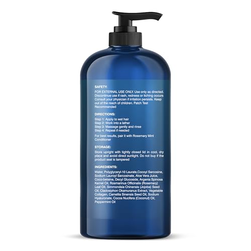 Botanic Hearth Rosemary Mint Shampoo and Conditioner Set, Thickening Formula, Promotes Hair Growth and Scalp Health Sulfate Free & Paraben Free, for Men & Women | 16 fl oz - Image 2