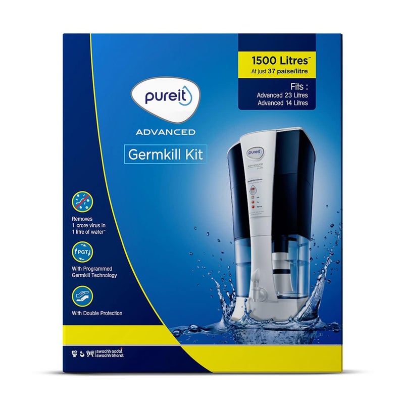 Pureit Germkill Kit For Advanced 23 L Water Purifier-1500 L Capacity,Sand,Multicolour - Image 2