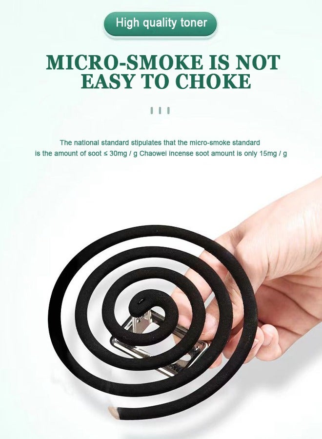 توب ون لفائف البعوض، ملفات حلزونية جامبو، تركيبة أقوى، ملفات السترونيلا، بخور السترونيلا، مصنوعة من السترونيلا، عشبة الليمون (20 ملفًا) - Image 3