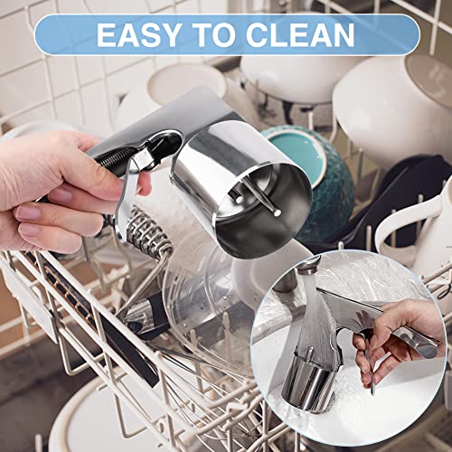 HOUSEEN Stainless Steel Ice Cream Scooper with Trigger Release - Big Volume, Old Fashion Style, Nostalgic Scoop for Mashed Potatoes - Non Stick - Image 5