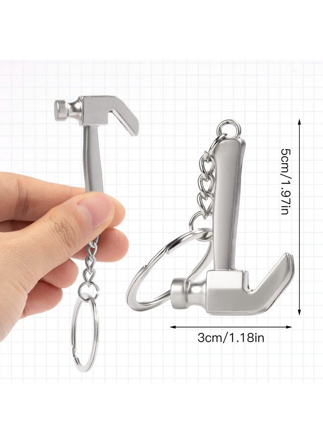 GOOTRADES - gootrades Men's Ornament Claw Hammer Car Keyring Creative Metal Keychain Pendant - Image 1