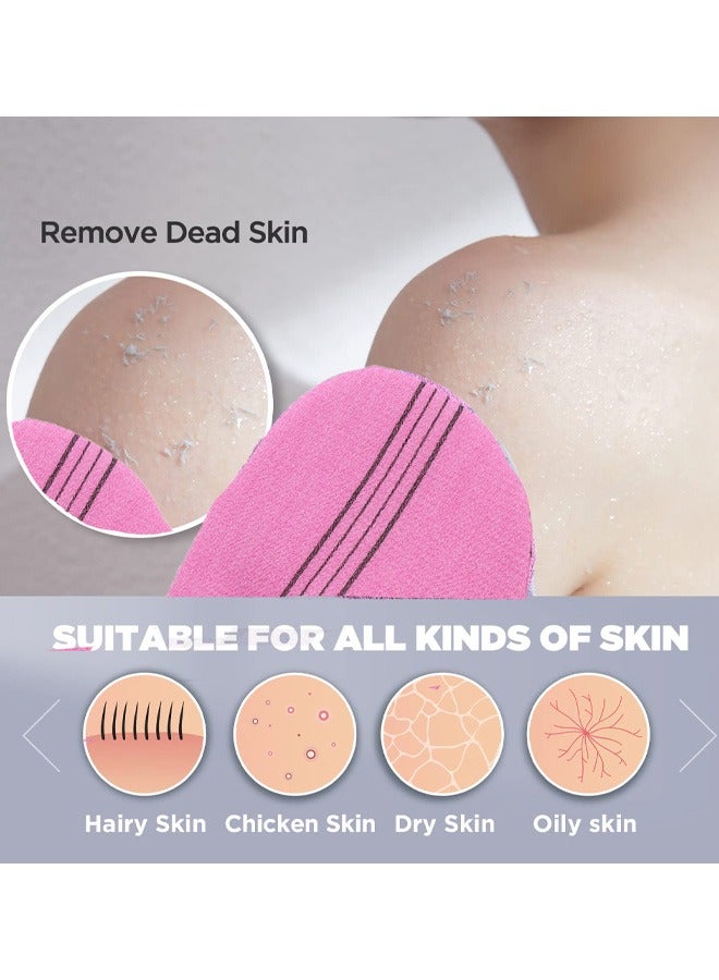 Generic Exfoliating Gloves, 2pcs Deep Exfoliation Mitt of Shower Body Scrub Exfoliant Scrubber Glove Skin for Cleanse Dead or Dry Skin Suitable for Men and Women  - Image 2