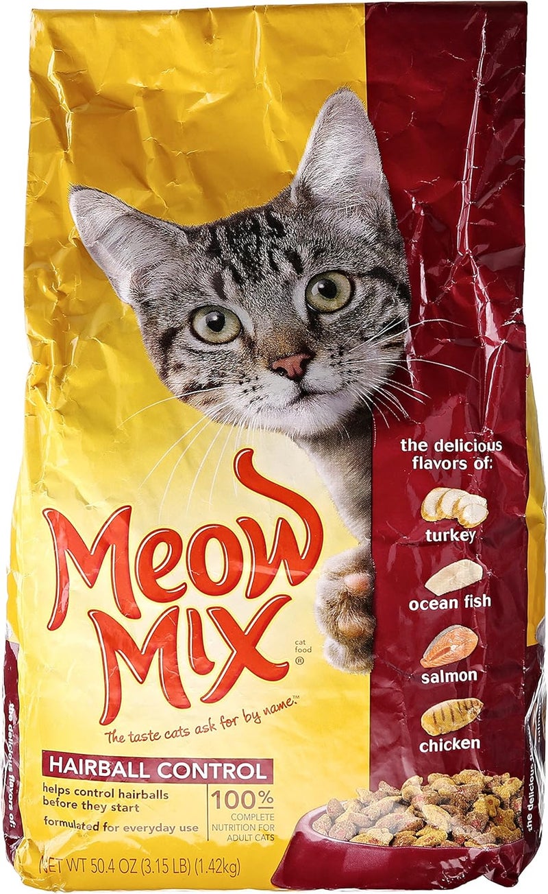 Meow Mix Hairball Control Cat Food - 1.43 kg - Image 1