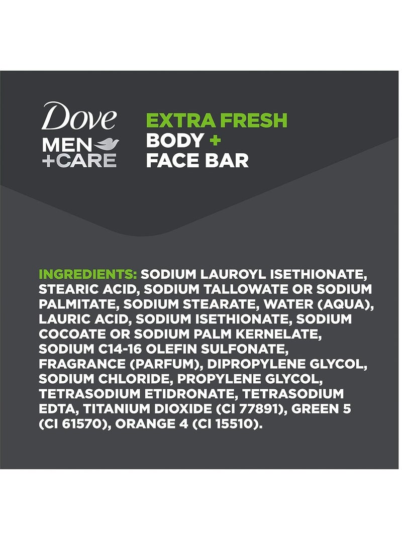 Dove Men+Care منظف 3 في 1 من DOVE MEN + CARE للجسم والوجه والحلاقة منظف فائق الانتعاش للجسم والوجه أكثر ترطيبًا من الصابون العادي لتنظيف وترطيب البشرة 3.75 أونصة (عبوة من 8 قطع) - Image 5