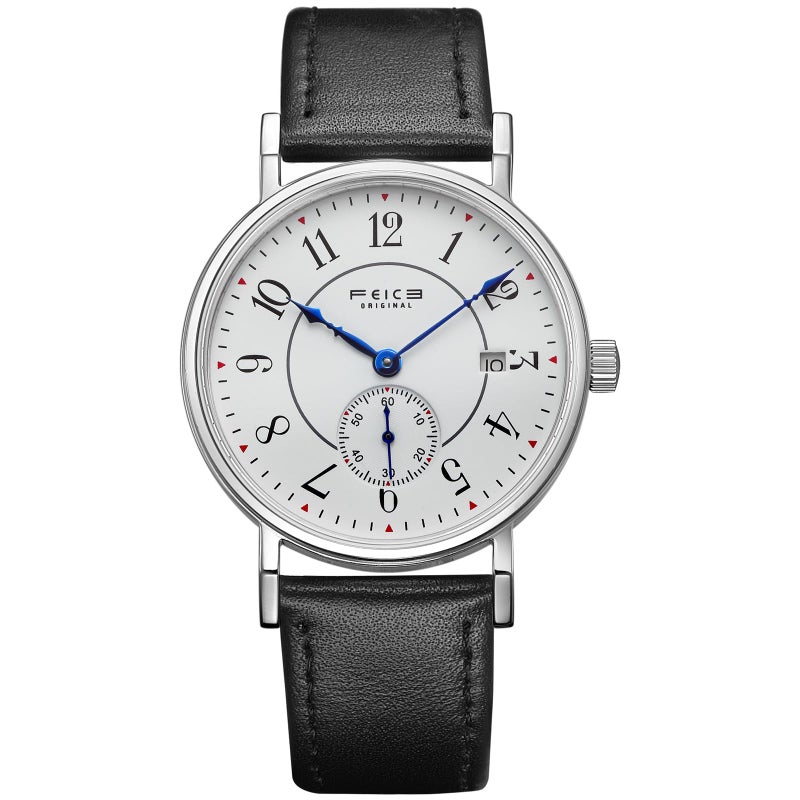 FEICE FM211-BLACK Menâ€™s Watches Bauhaus Design Automatic Watch Waterproof Sapphire Crystal Analog Mechanical Watches for Men Women Unisex FM201 Upgrade Model. - Image 1