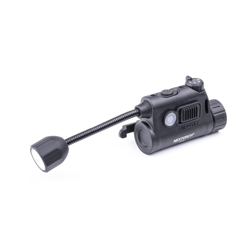 NEXTORCH Rstar Tactical Helmet Light Military with IR Survival Signal Light Helmet Accessories Mount ARC Guide Rails Webbing Clips Magic Stickers Lightweight Helmet Light - Image 1