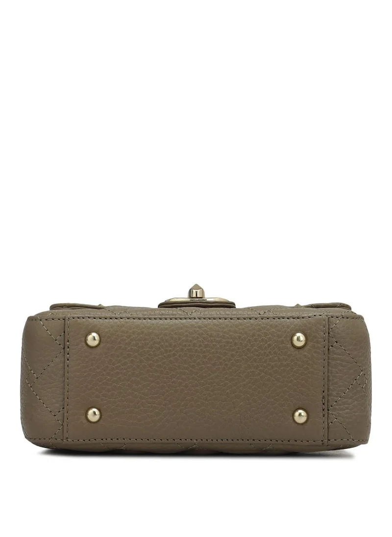 Da Milano  Genuine Leather Taupe Sling Bag for Women | Best Price UAE