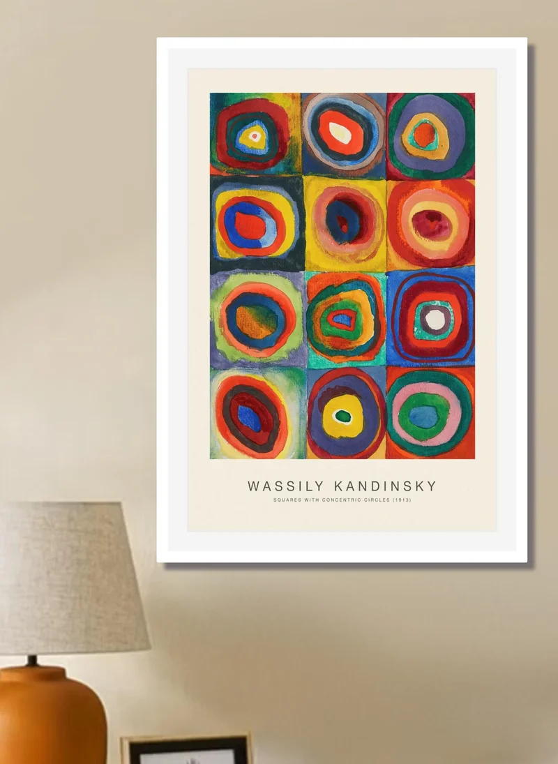 Drawdeck Squares With Concentric Circles (SE) - Wassily Kandinsky