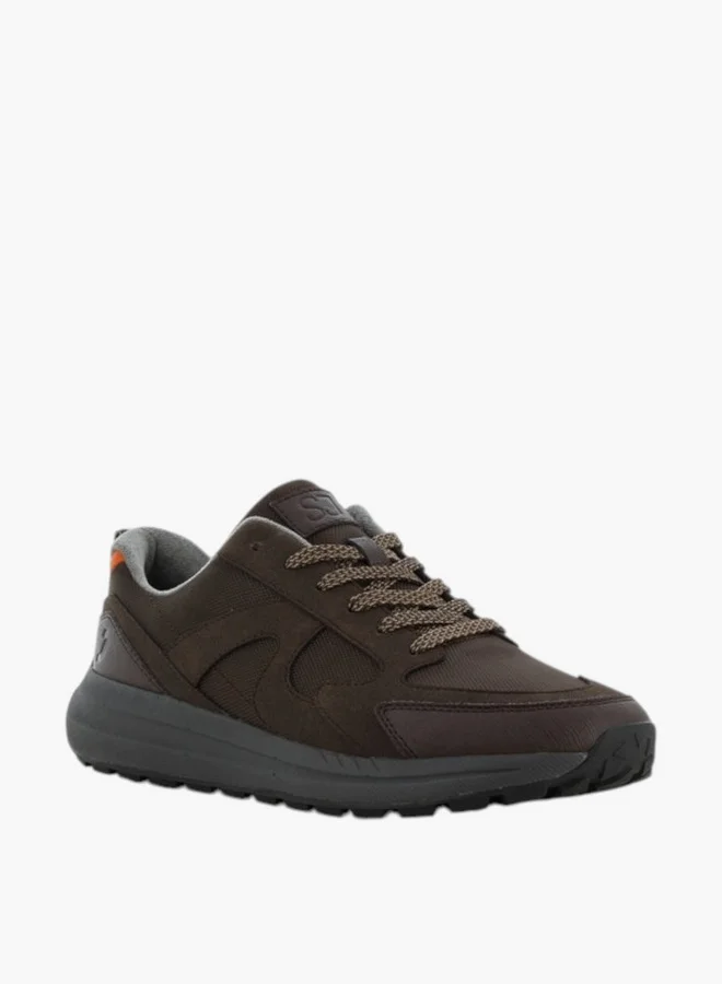 اس جي SJ Men's Panelled Lace-Up Sneakers - 637013-521