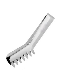 Metaltex Stainless Steel Spaghetti Tongs, Silver 20cm Serving Food Tongs Pasta Tongs with long Handle  - Image 2