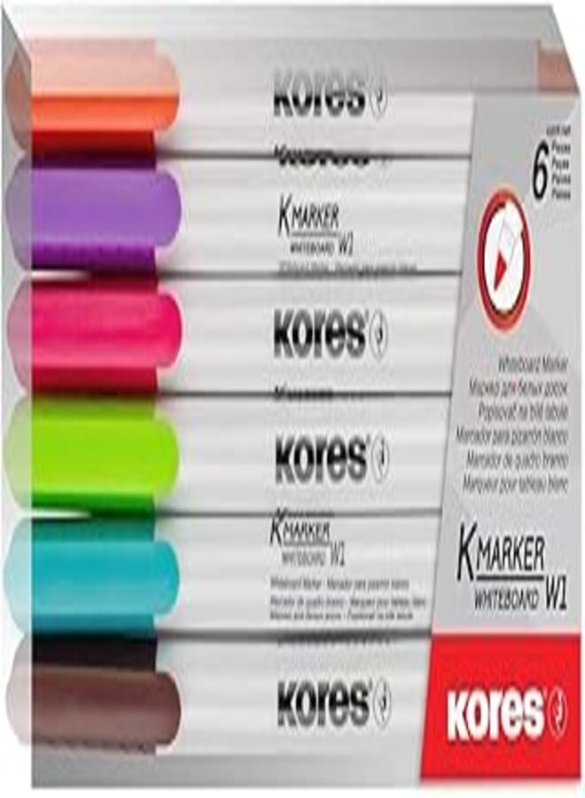 KORES Marker W1 WHB 6 colours 22846