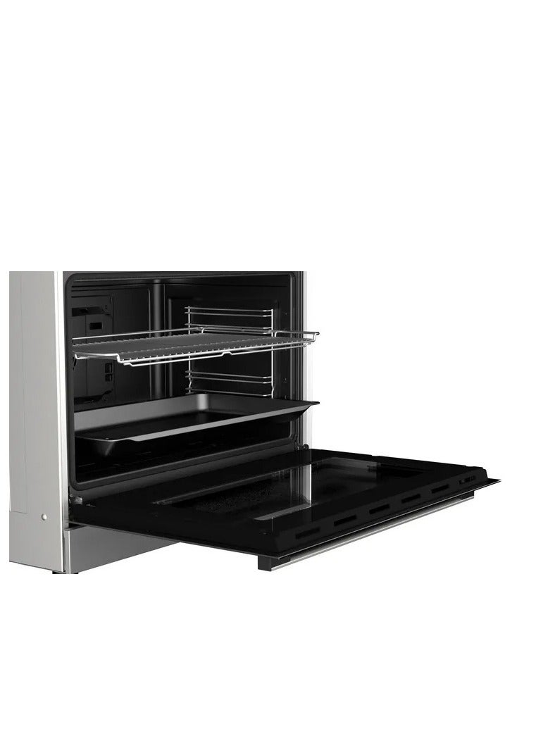 Bosch Serie 6 Freestanding Gas Cooker, 90 cm, 5 Burners, Stainless Steel, XXL Oven 147L, Catalytic Cleaning, Rotisserie – HGP3I8W50S HGP3I8W50S Stainless steel - Image 5