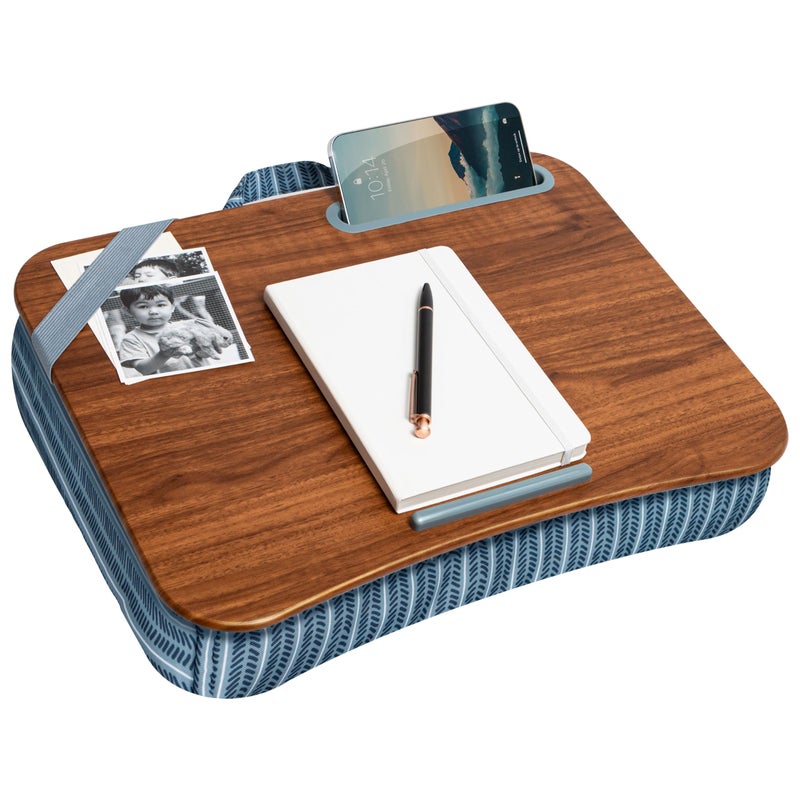 LAPGEAR Designer Lap Desk with Phone Holder and Device Ledge - Arrow Stripes - Fits up to 15.6 Inch Laptops - Style No. 45411 - Image 1