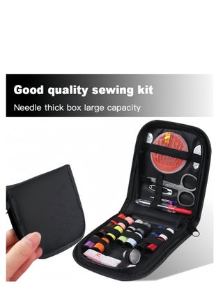 Sewing Kit Zippered Organizer Sew Box, Black, 13.7*13.5*2.5 cm - pzsku/Z3841CD3D6F03B6C5088BZ/45/1745547547/ab1e44d3-791c-4cad-970e-bd07ab6f1ee4
