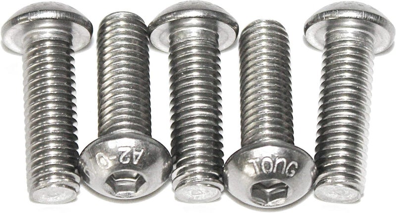 Fullerkreg 50 Pcs M4-0.70 x 25mm Button Head Socket Cap Bolts Screws, 18-8 Stainless Steel, Allen Hex Drive, ISO 7380, by ,Come in a Plastic Case - Image 3