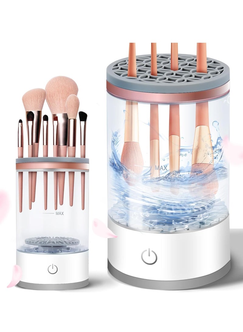 TIGER Electric Makeup Brush Cleaner – USB Automatic Cosmetic Brush Cleaner, Upgraded Auto-Rotating for All Size Beauty Brushes, Deep Cleaning Solution for Faster & Effective Brush Care - Image 4