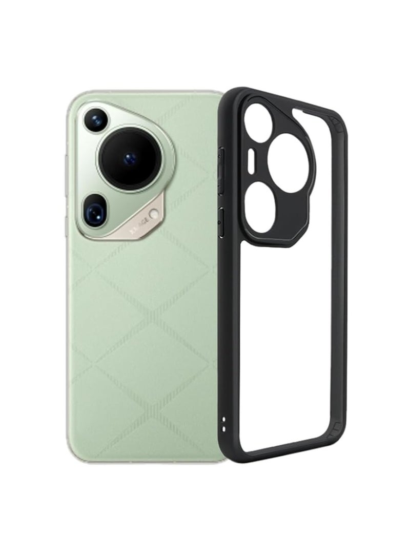 Huawei Pura 70 Ultra Case, Military-Grade Drop Protection, Shock-Absorbing Corners, Yellowing Resistant, Scratch Resistant, Air Armor Clear Phone Cover for Huawei Pura 70 Ultra Clear Black - Image 1