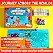 QUOKKA Board Games for Kids 812 Family Games for Kids and Adults Journey Across The World Card Game Ages 59 Learn Capitals Flags Facts and Map Locations with 195 World Map Cards - Image 4