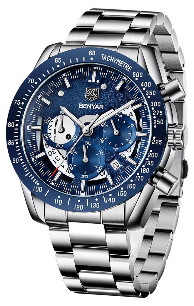 بينيار ساعات رجاليه  كوارتز ضد الماء - Image 1