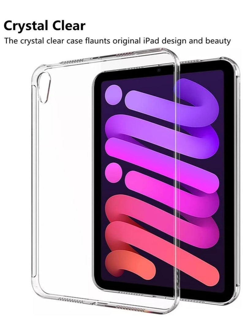 ELTRAZONE Case, Ultra-Thin Transparent Soft TPU Back Cover Flexible Protective Skin Case for 8.3" iPad Mini 2021 6th Generation (Clear) - Image 2