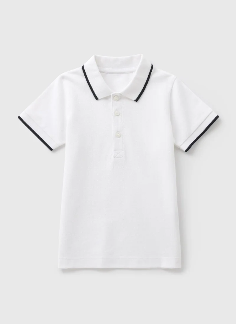 Matalan Boys White Casual Polo Shirt