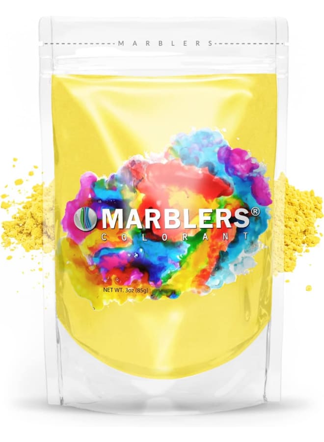 Cosmetic Grade Natural Mica Powder [Bright Yellow] 3oz (85g) | Pearlescent Pigment | Dye | Non-Toxic | Vegan | Cruelty-Free | Eyeshadow, Nail Polish, Bath Bomb | Soap, Slime, Candle, Resin  - Image 1