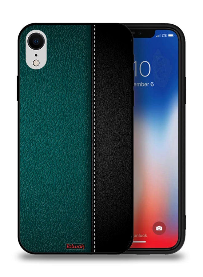 Tolwak Apple iPhone XR Protective Case Leather Pattern - Image 1
