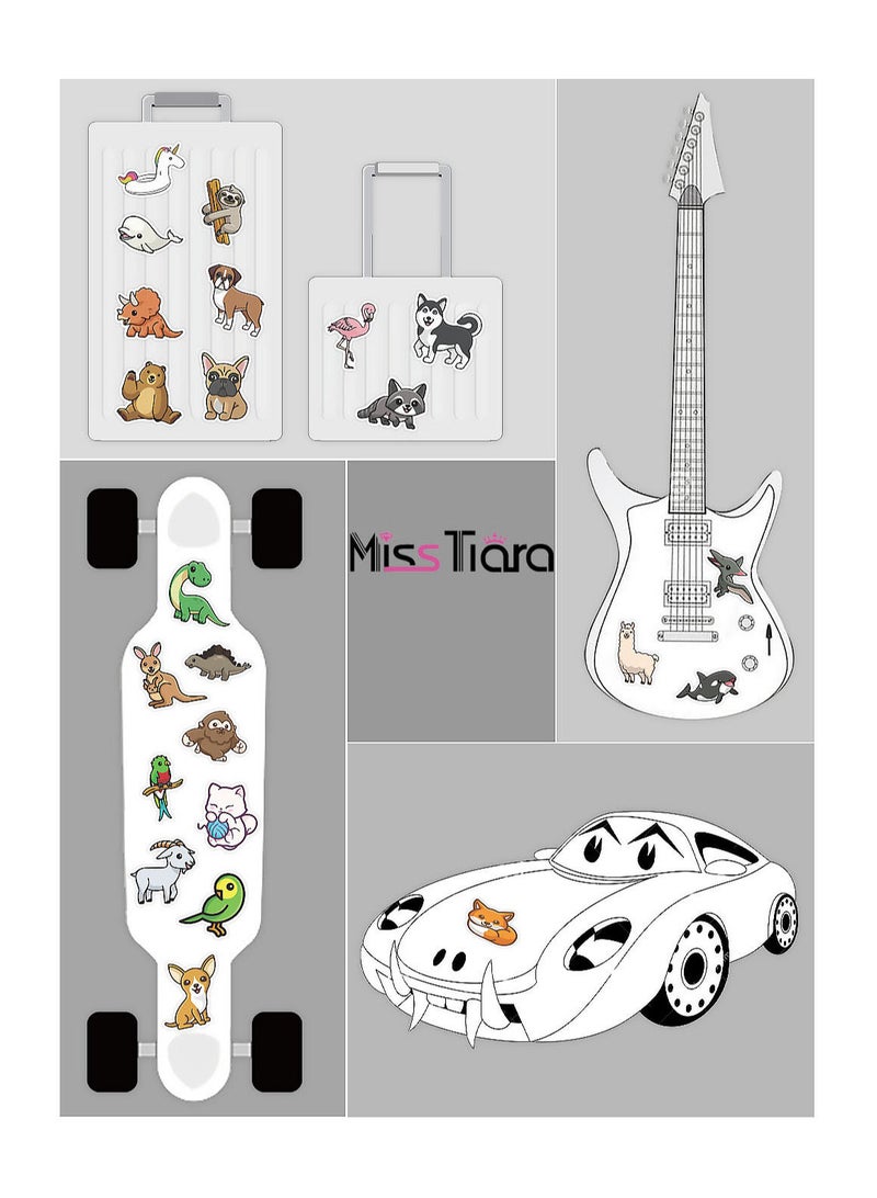 MissTiara Random 300 Pcs Cool Waterproof Vinyl Sticker Set Blind Box For Girls - Image 5