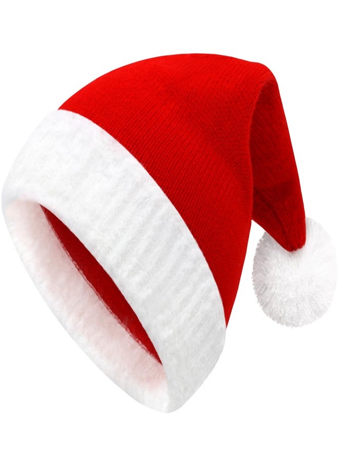 Sarfel Baby Santa Hat - Christmas Beanie Red 0-6 Months Newborn - Image 1
