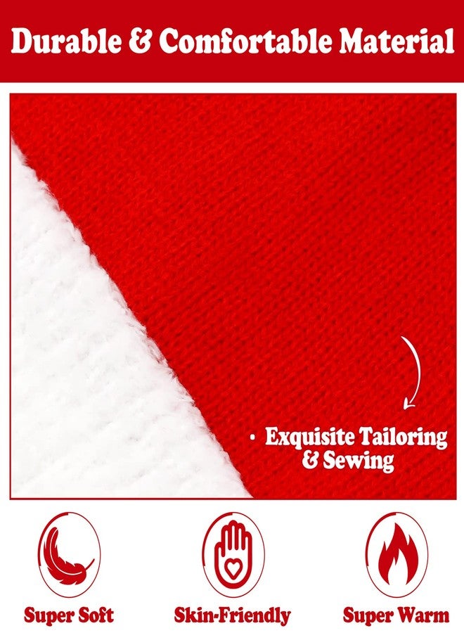 Sarfel Baby Santa Hat - Christmas Beanie Red 0-6 Months Newborn - Image 5