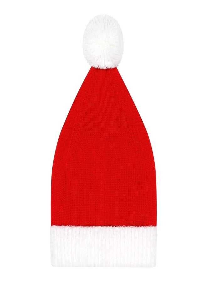 Sarfel Baby Santa Hat - Christmas Beanie Red 0-6 Months Newborn - Image 2