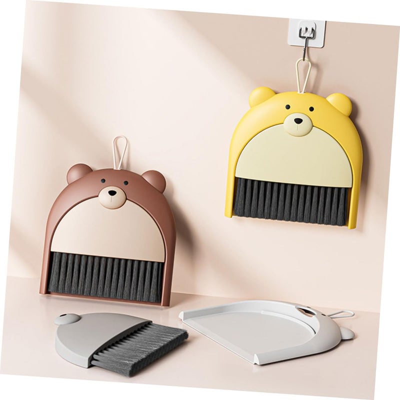 Kids Broom and Dustpan Set Toddler Cleaning Toys Blue - Image 5