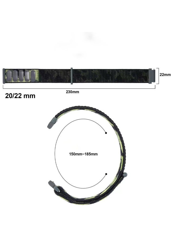 Samsung Galaxy Watch 6 44mm/40mm Galaxy Watch 6 Classic 43mm/47mm Galaxy Watch 5 40mm/ 44mm Galaxy Watch 5 Pro 45mm Adjustable Woven Strap Compatible With Galaxy Watch 4/5/6 - Image 4