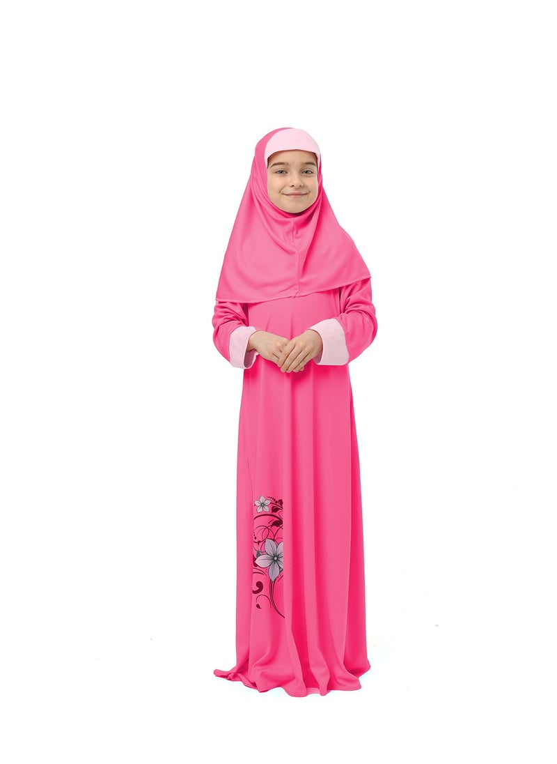 Elanesa  - Prayer Set For Girls Fuchsia Color - Image 1