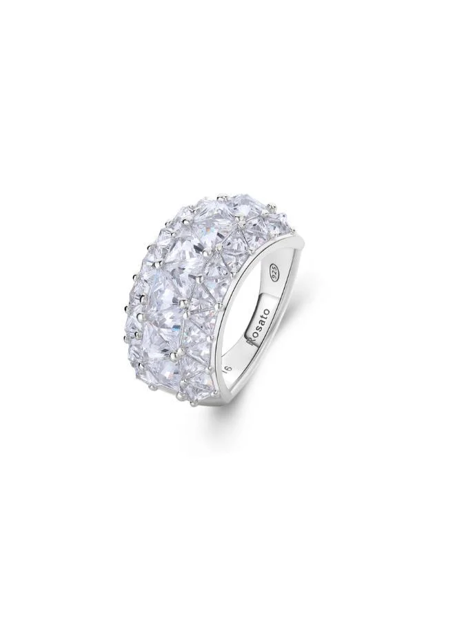Rosato Vittoria Sterling Band Ring