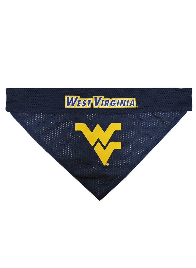 بتس فيرست إكسسوارات الحيوانات الأليفة من Pets First Collegiate، وشاح قابل للعكس، West Virginia Mountaineers مقاس كبير/كبير جدًا - Image 2