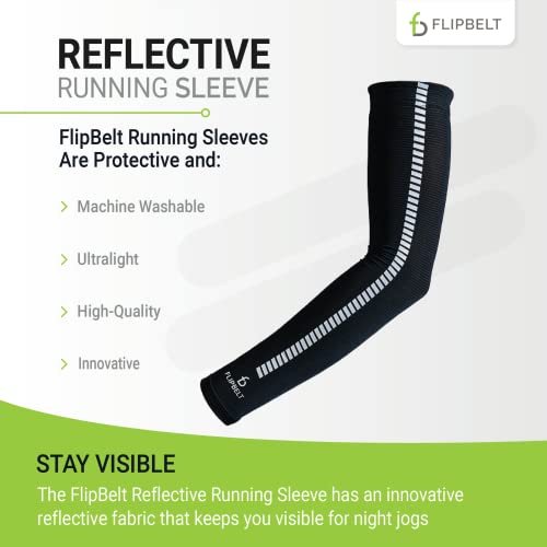FlipBelt Arm Sleeves for Women and Men USA Company | UV Protection Elbow Brace for Women and Men | Cooling Arm Sleeves - Image 4