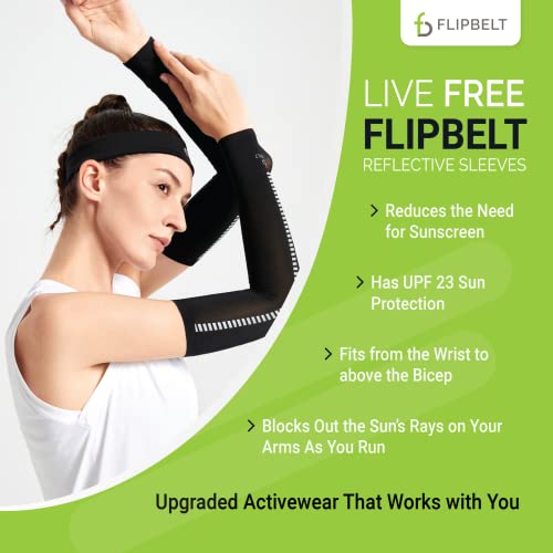 FlipBelt Arm Sleeves for Women and Men USA Company | UV Protection Elbow Brace for Women and Men | Cooling Arm Sleeves - Image 3