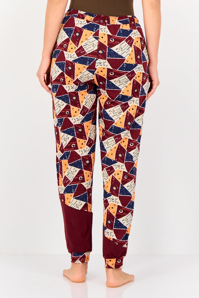 zivame Women Allover Print Drawstring Pyjama, Multicolor - Image 2