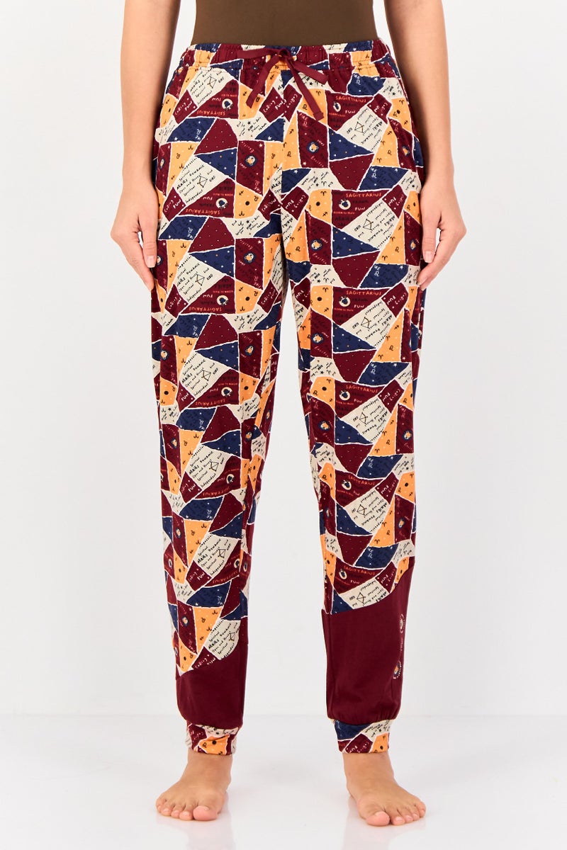 zivame Women Allover Print Drawstring Pyjama, Multicolor - Image 1