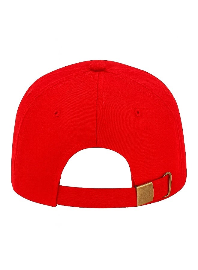 Kids Baseball Cap 100% Cotton Adjustable Hat for Boys and Girls – Soft Breathable Cap with Metal Buckle, Fits Head 52–54 cm (Ages 4–14) - Image 4
